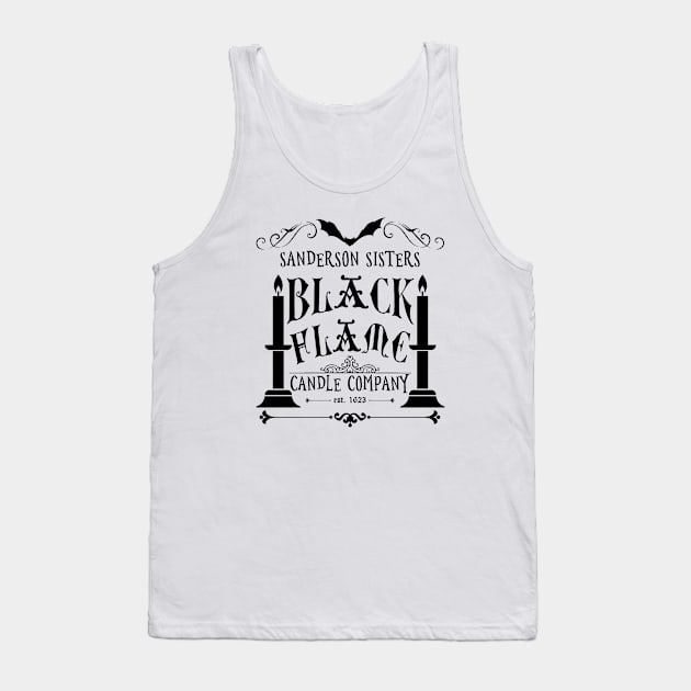 Sanderson Sisters Black Flame Candle Co. Tank Top by jverdi28